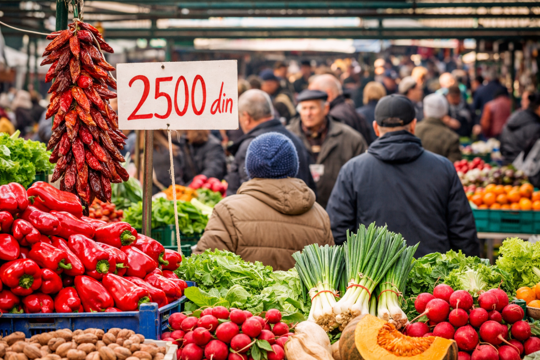Na pijacama pred praznike gužva sve veća, a cena ovog proizvoda mnoge je šokirala!