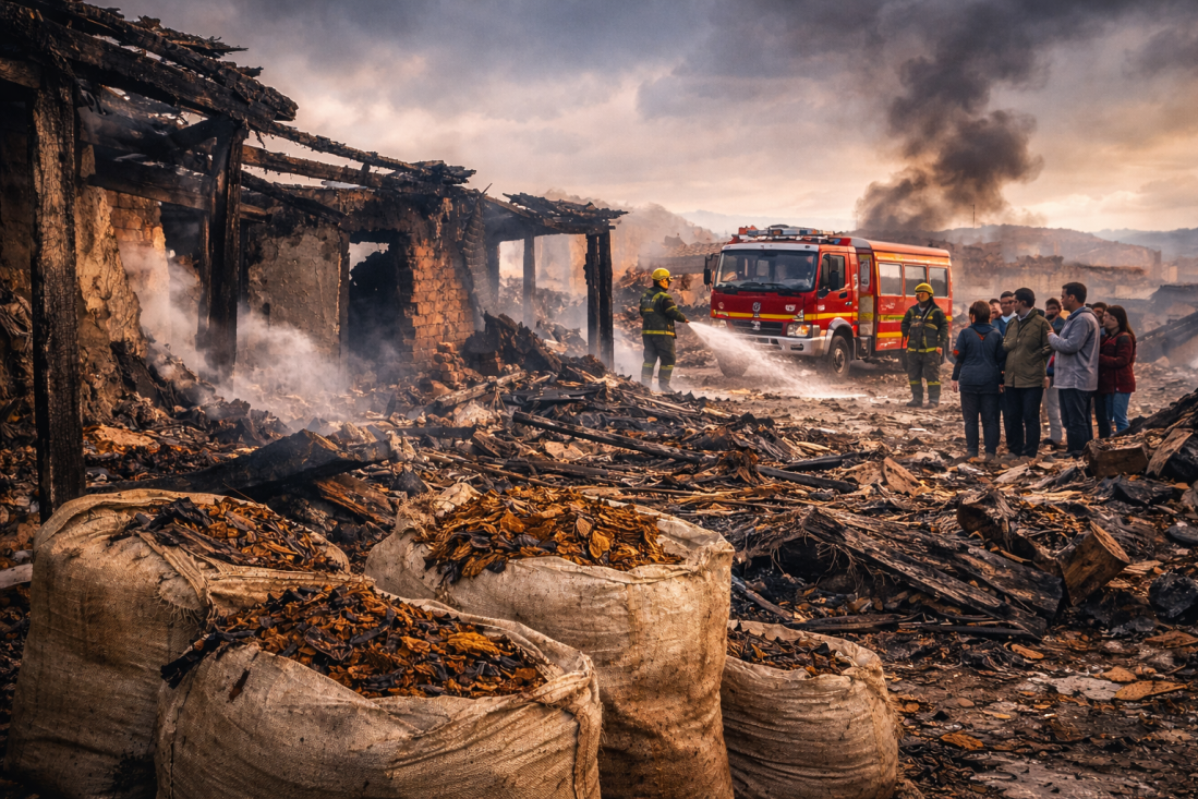 Osmočlana porodica u požaru izgubila sve! Ostali bez kuće i gotovo tone duvana: Sreća je što smo bili budni, inače bismo i mi izgoreli