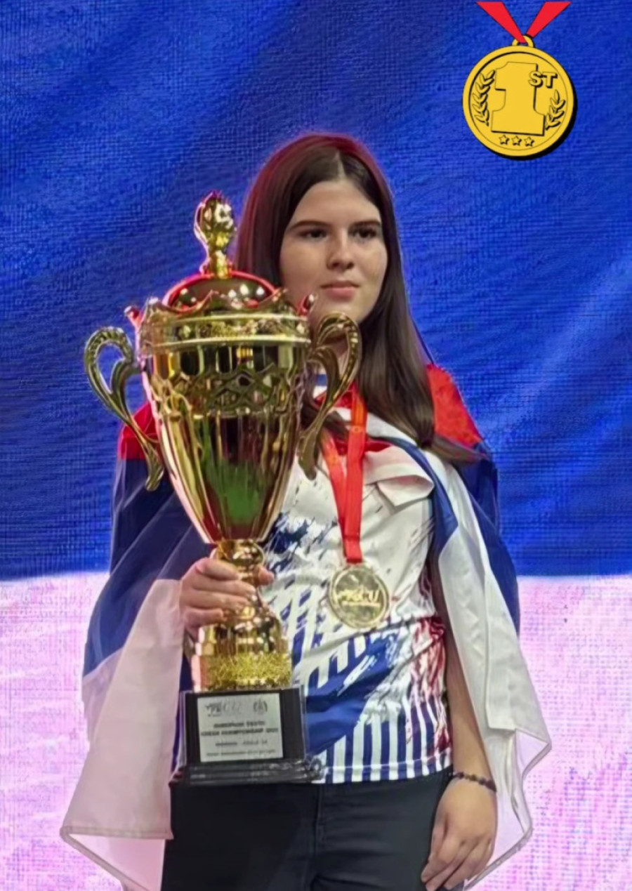 Vera ima tek 14 godina, a već je pokorila Evropu i piše istoriju: Čast mi je kad igram pod zastavom Srbije! (FOTO)