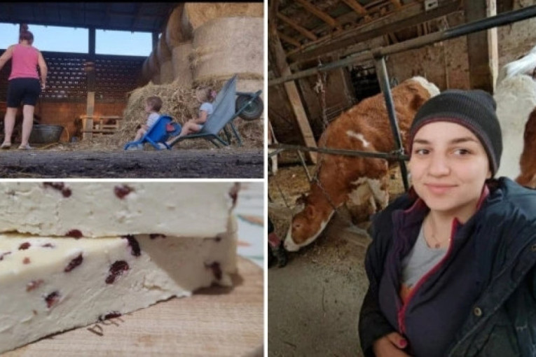 Iz stana u štalu: Jovana se vratila na selo i danas proizvodi stotine litara mleka (FOTO)