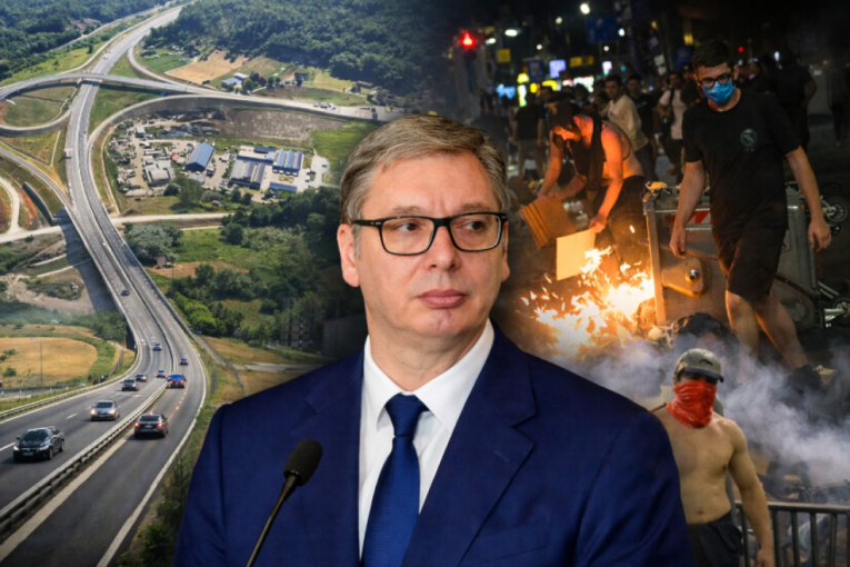 Godina nasilja i pobeda mira! Dok su blokaderi terorisali građane, lomili i palili, Vučić otvarao puteve, fabrike povećavao plate i penzije