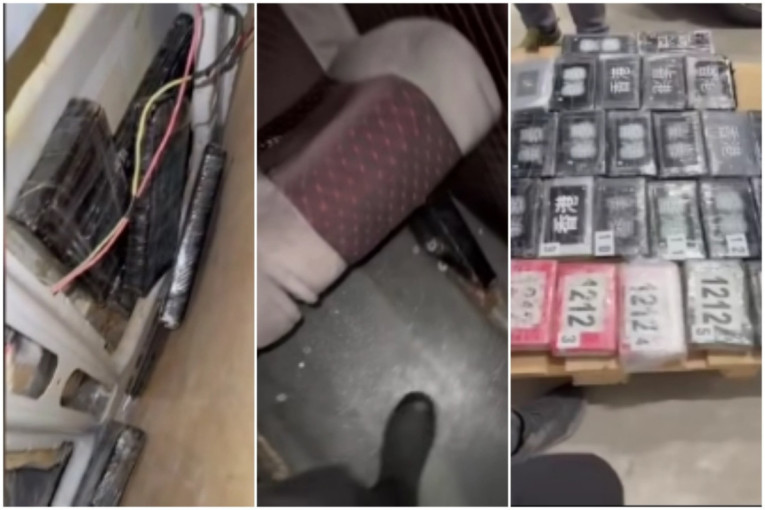 Udar na narko mafiju! Zaplenjeno više od 30 kilograma kokaina, uhapšena dvojica (VIDEO)