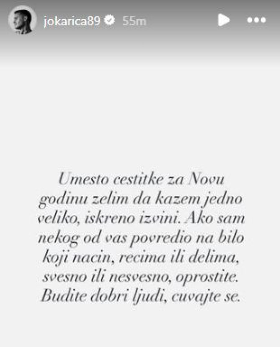 Bivši muž Marije Mikić uoči Nove godine umesto čestitke - svima uputio izvinjenje! (FOTO)