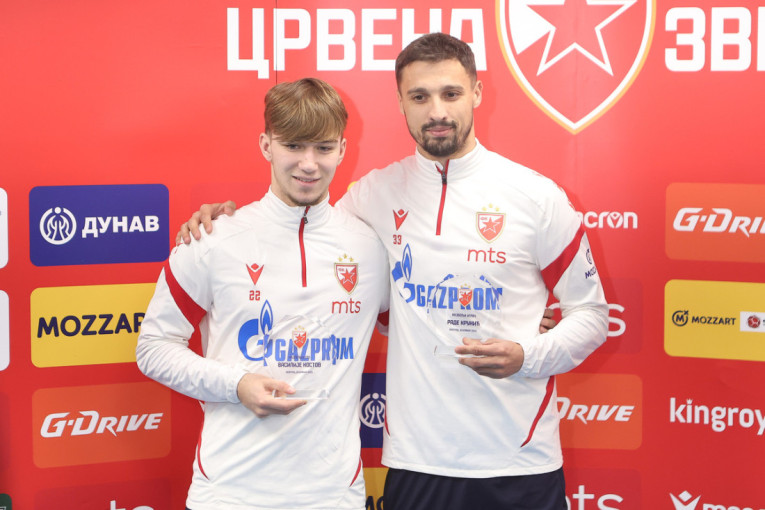 Zvezda nagradila najbolje! Krunić i Kostov sa priznanjima počeli pripreme
