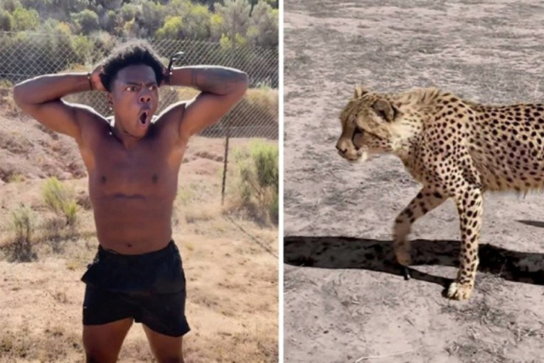 IShowSpeed se trkao sa gepardom u Africi i zapalio mreže (VIDEO)