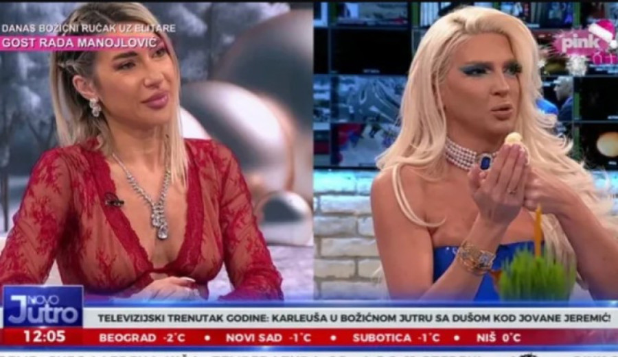 Palo upoznavanje Karleuše i Jovane Jeremić na Pinku: "Šokirana sam kako izgledaš"