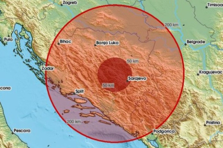 Zemljotres jačine 3,2 stepena pogodio Banjaluku! Treslo se i u Travniku, Zenici...