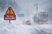 Crveno upozorenje u Švedskoj: Ne izlazite u saobraćaj. Rizik od zaglavljivanja je veoma visok!