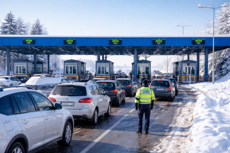 Na graničnim prelazima za teretna vozila čekanje do osam sati