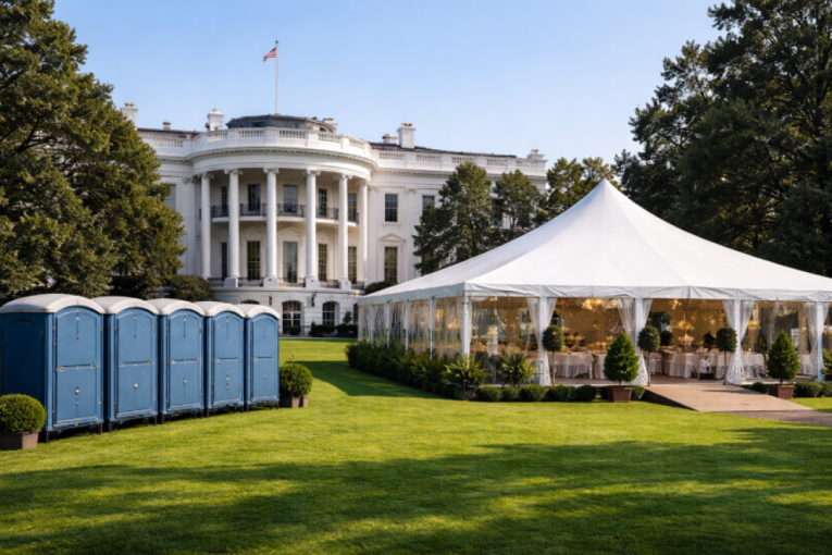 Kralj Čarls dolazi, Bela kuća mu nudi šator i prenosni toalet
