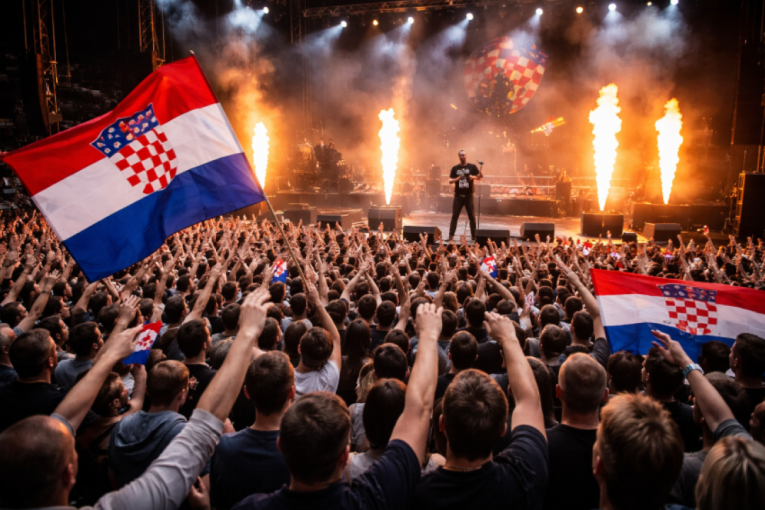 Nema kraja sramoti! Hrvati na Tompsonovom koncertu uzvikivali “za dom spremni”, ovako je izgledao divljački trenutak (VIDEO)