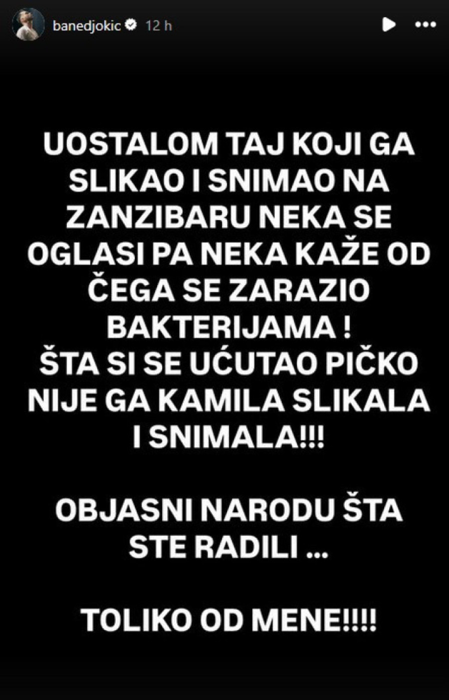 Bane Đokić zapenio, obratio se prijatelju pokojnog frizera: "Šta si se ućutao, objasni od čega se zarazio!"