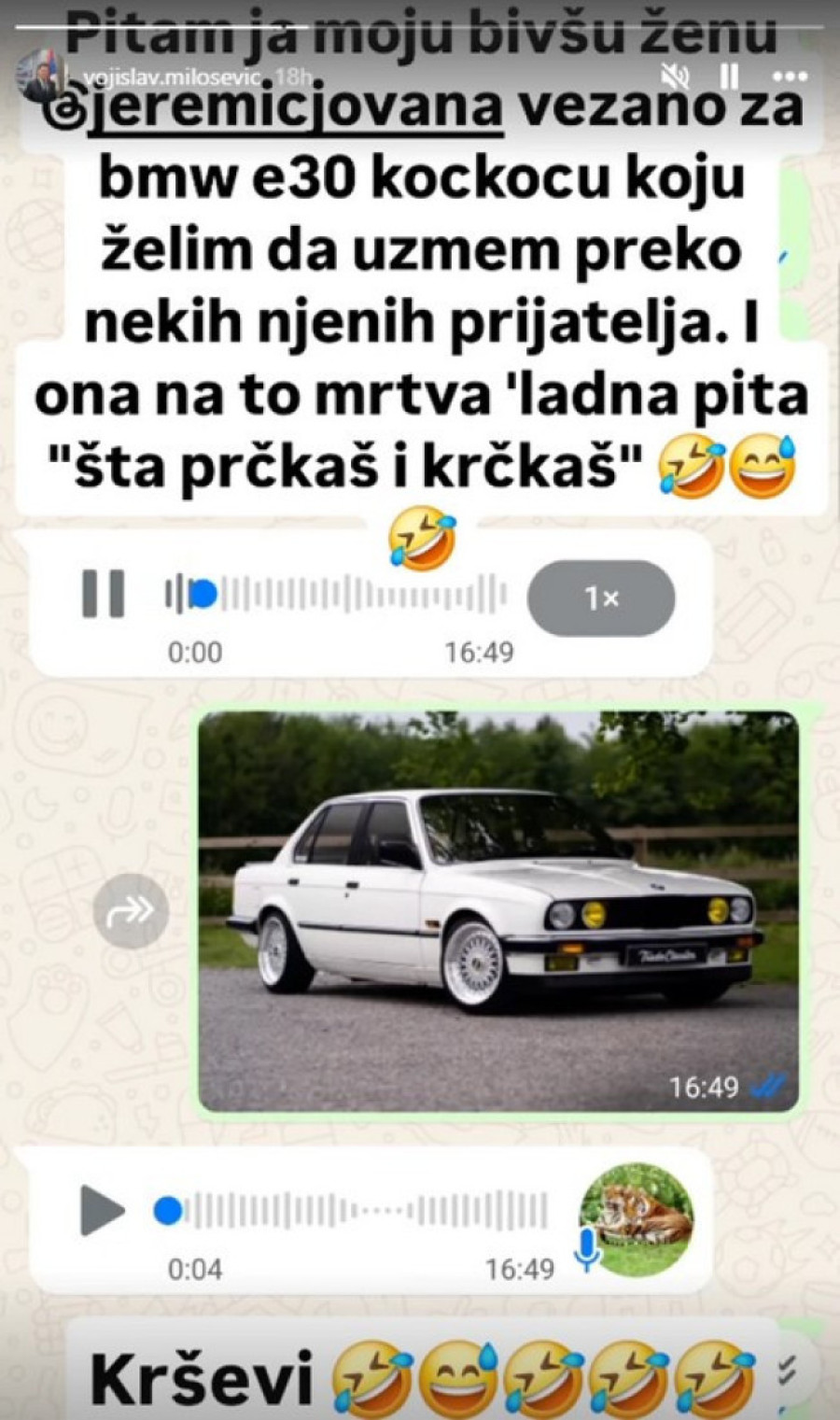 Jovana Jeremić se obrušila na bivšeg muža: "Šta prčkaš i krčaš?!"