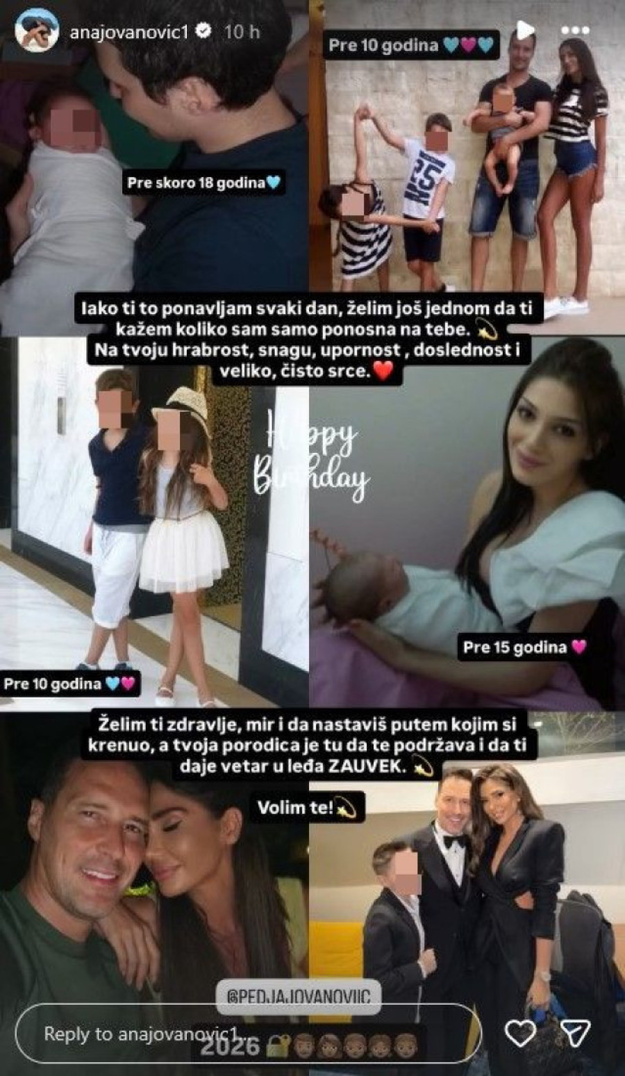 Posle problema u braku i tri rastanka, žena Peđe Jovanovića se javno obratila pevaču: Želim još jednom da ti kažem...