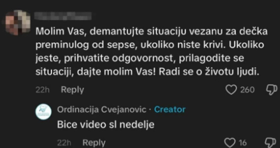 Ordinacija u kojoj se lečio pokojni frizer najavila snimak nakon pritiska javnosti: Demantujte ako niste krivi!