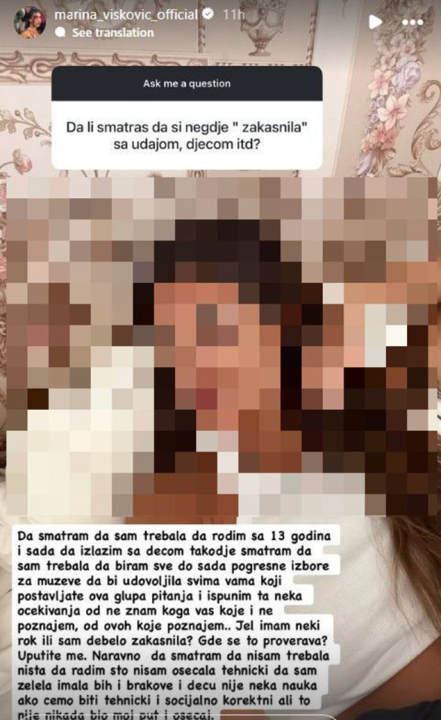 "Trebalo je da rodim sa 13" Marina Visković pobesnela: "Je l