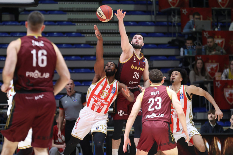 Umalo od gotovog veresija: Pogledajte hajlajtse pobede Zvezde nad Bosnom u FULL HD (VIDEO)