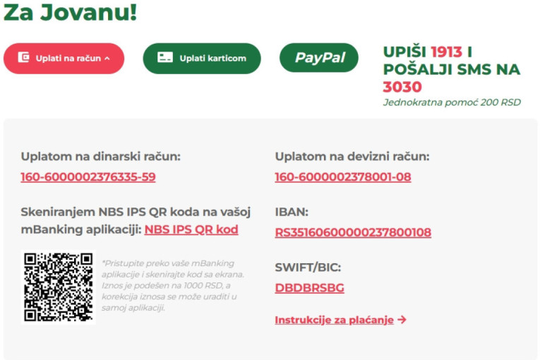 Jovana mora na hitnu transplataciju jetre - pomozimo joj u njenoj borbi za bolji život