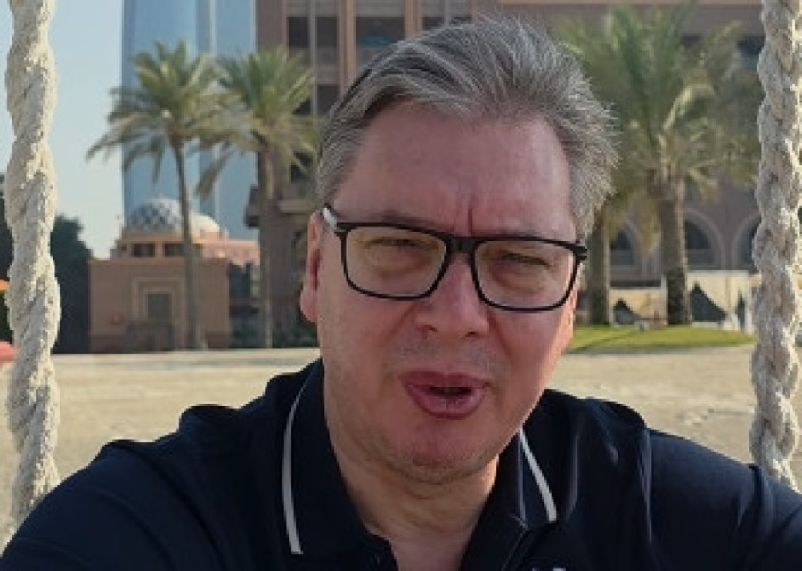 Vučić iz Abu Dabija: Srpska nova godina čestitana na spektakularan način (VIDEO)