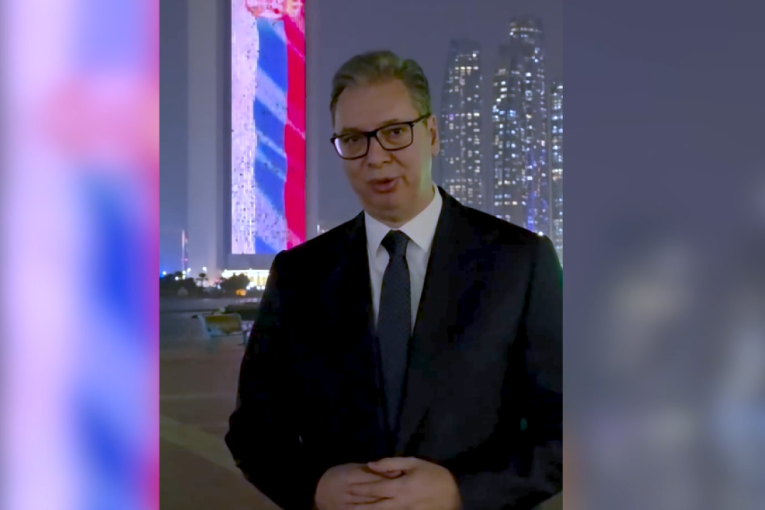 Vučić iz Abu Dabija: Srpska nova godina čestitana na spektakularan način (VIDEO)