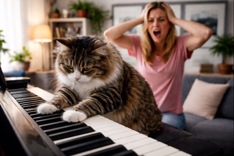 Nastupe ima i noću: Mačka koja svira klavir i dovodi vlasnicu do ludila postala hit na Redditu (VIDEO)