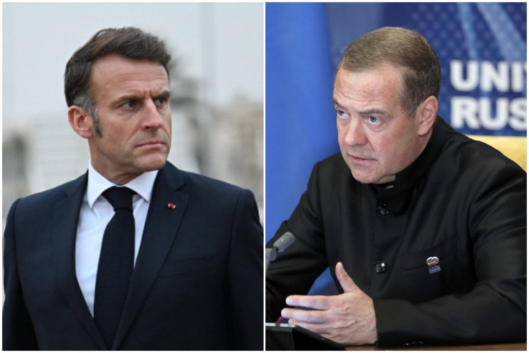 Medvedev brutalno ismejao Makrona: Šta će da uradi galski petao? Oteće Trampa?