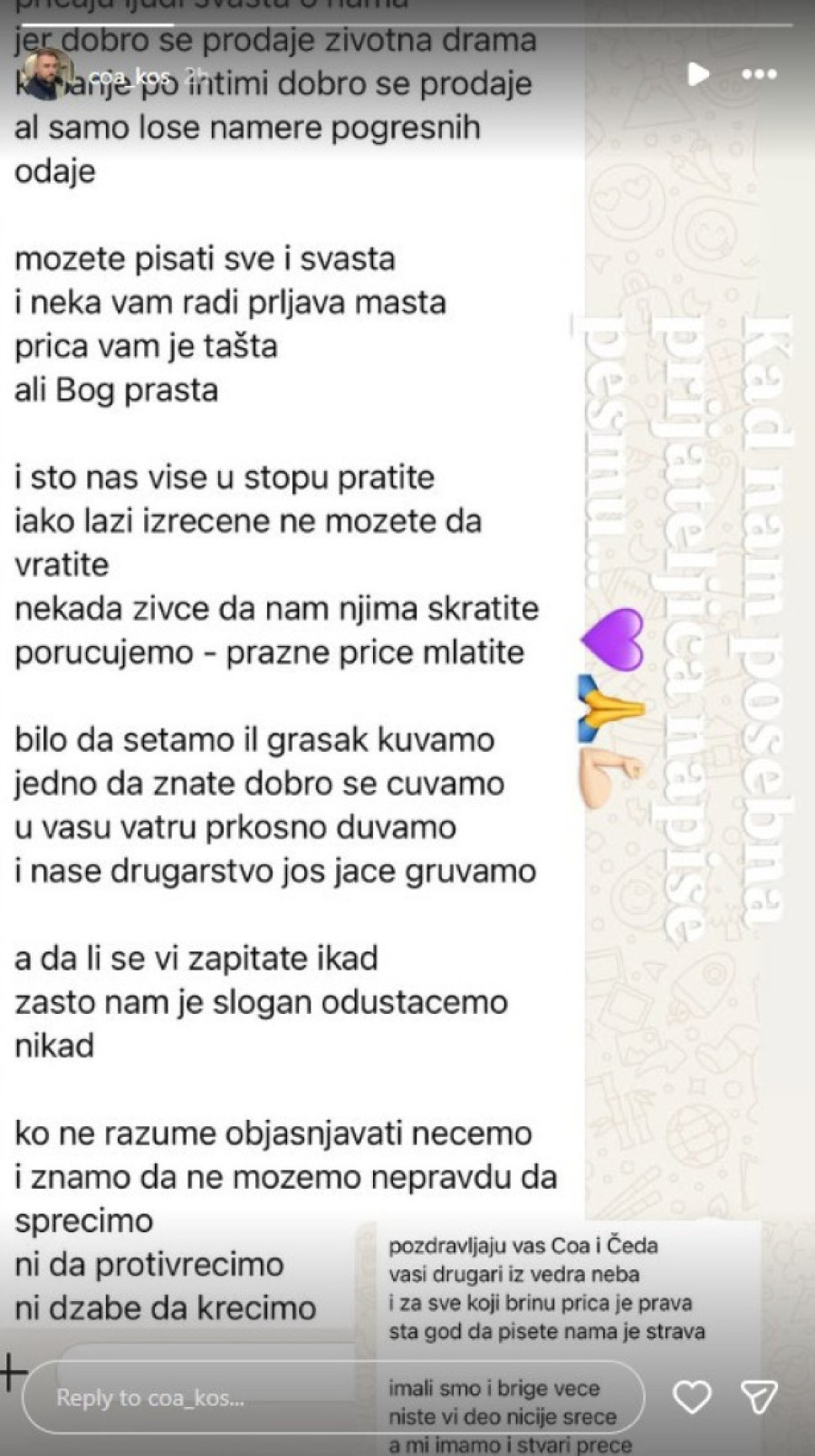 Od izvršitelja, do stihova! Čeda i Aca posle drame dobili pesmu koja je "ispričala sve o čemu oni ćute"