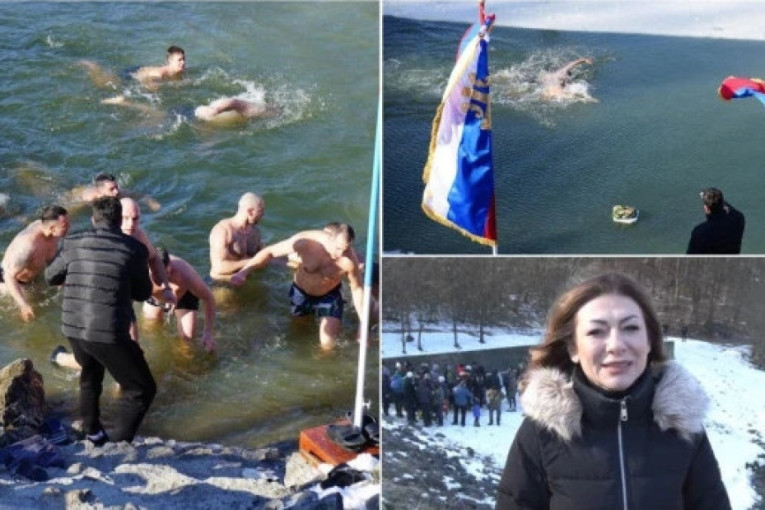 Desetine sugrađana se okupilo na Beloj reci! Predsednica opštine  Voždovac čestitala vernicima Bogojavljenje: Neka nam donese mir i slogu