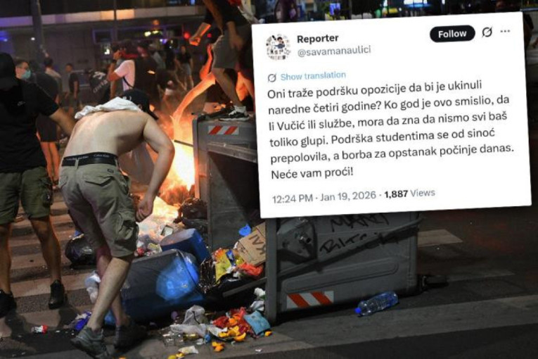 Počela je brutalna borba za vlast: blokaderi iz bivše vlasti u ratu za opstanak, sada i studente optužuju da rade za Vučića