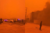 Pakleni prizori u Libiji: Peščana oluja opkolila gradove, nebo postalo narandžasto (VIDEO)