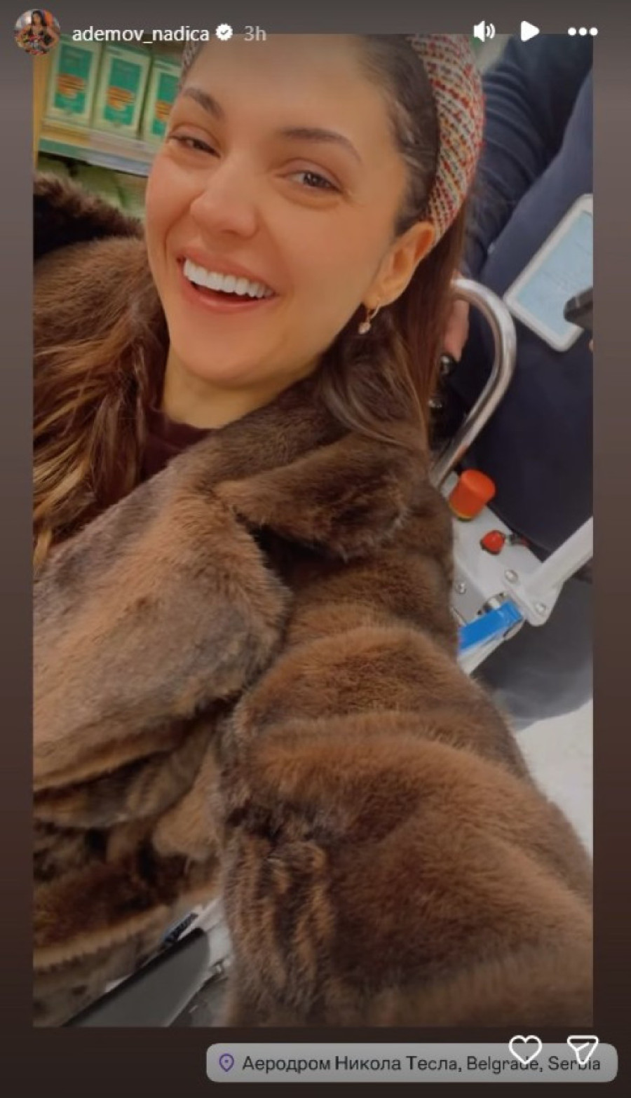 Nadica Ademov doživela povredu: Na aerodromu je voze u invalidskim kolicima (FOTO)