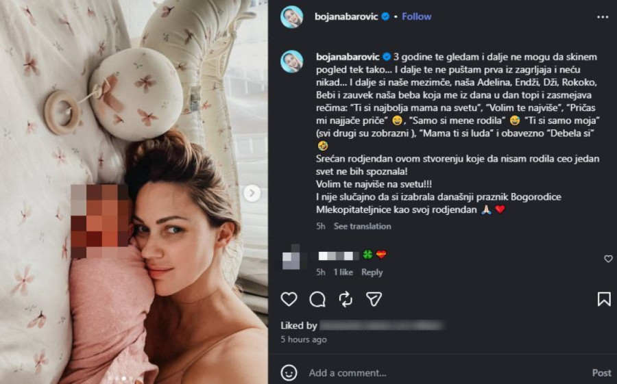 Veliko slavlje u kući Bojane Barović i Nikole Rokvića: Volim te najviše na svetu! (FOTO)