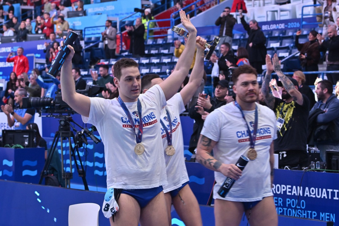 Poznata atrakcija zasijala u čast šampionskih "delfina" (VIDEO)