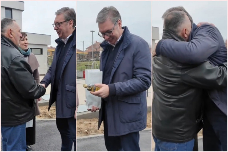 Predsednik objavio snimak koji dira pravo u srce: Najemotivniji trenutak iz Velike Drenove (VIDEO)
