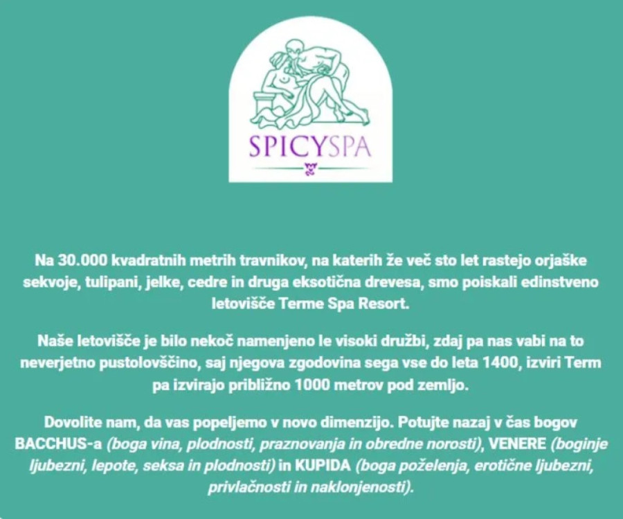 Pet dana čiste erotike! Poznata banja šokirala turističkom ponudom! (FOTO)