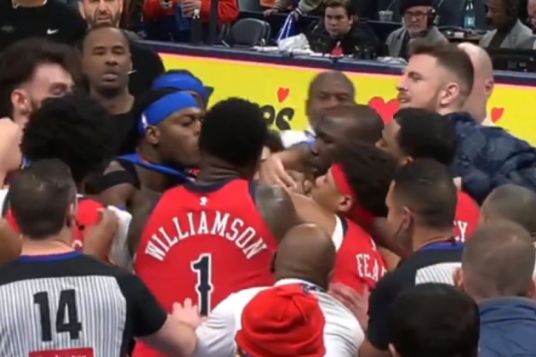 Haos posle meča NBA šampiona i fenjeraša: Jedva su ih razdvojili, a bilo je svega (VIDEO)