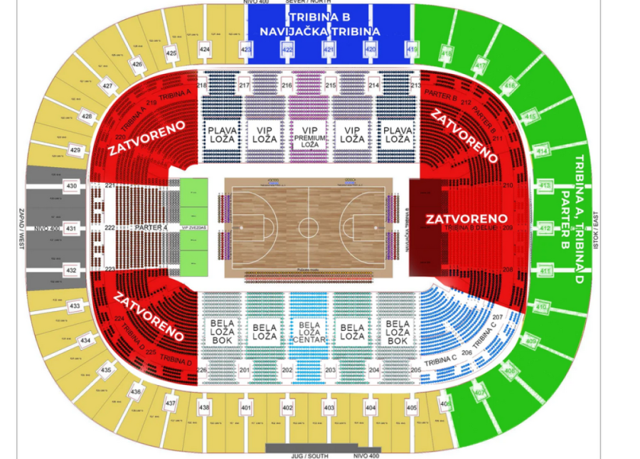 Zvezda se oglasila: Crveno-beli objavili u kojoj dvorani čekaju Dubai (FOTO)