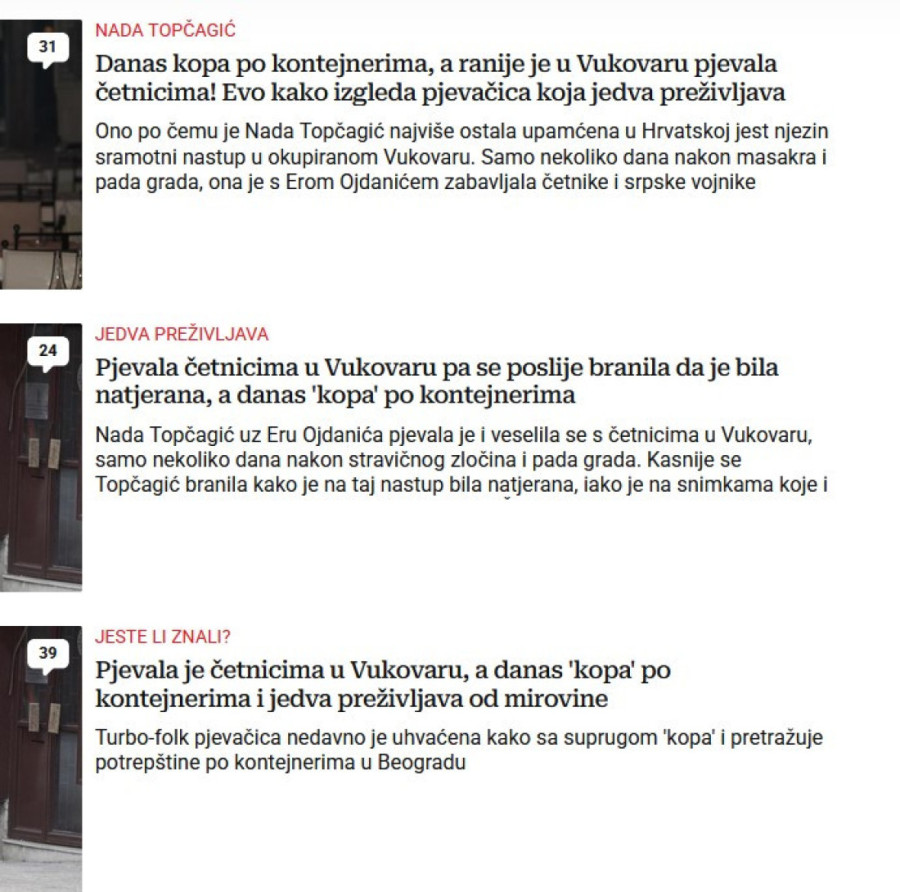 Hrvati vode sramotnu hajku protiv Nade Topčagić: Izneli najgore laži o pevačici!