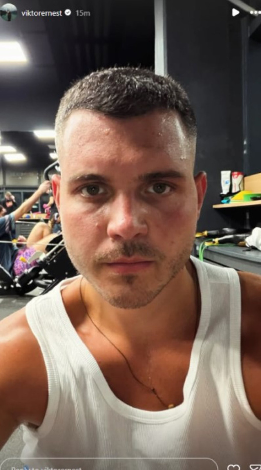 Nekada imao 163 kg, a sada puca od mišića: Viktor Živojinović pozirao u teretani!