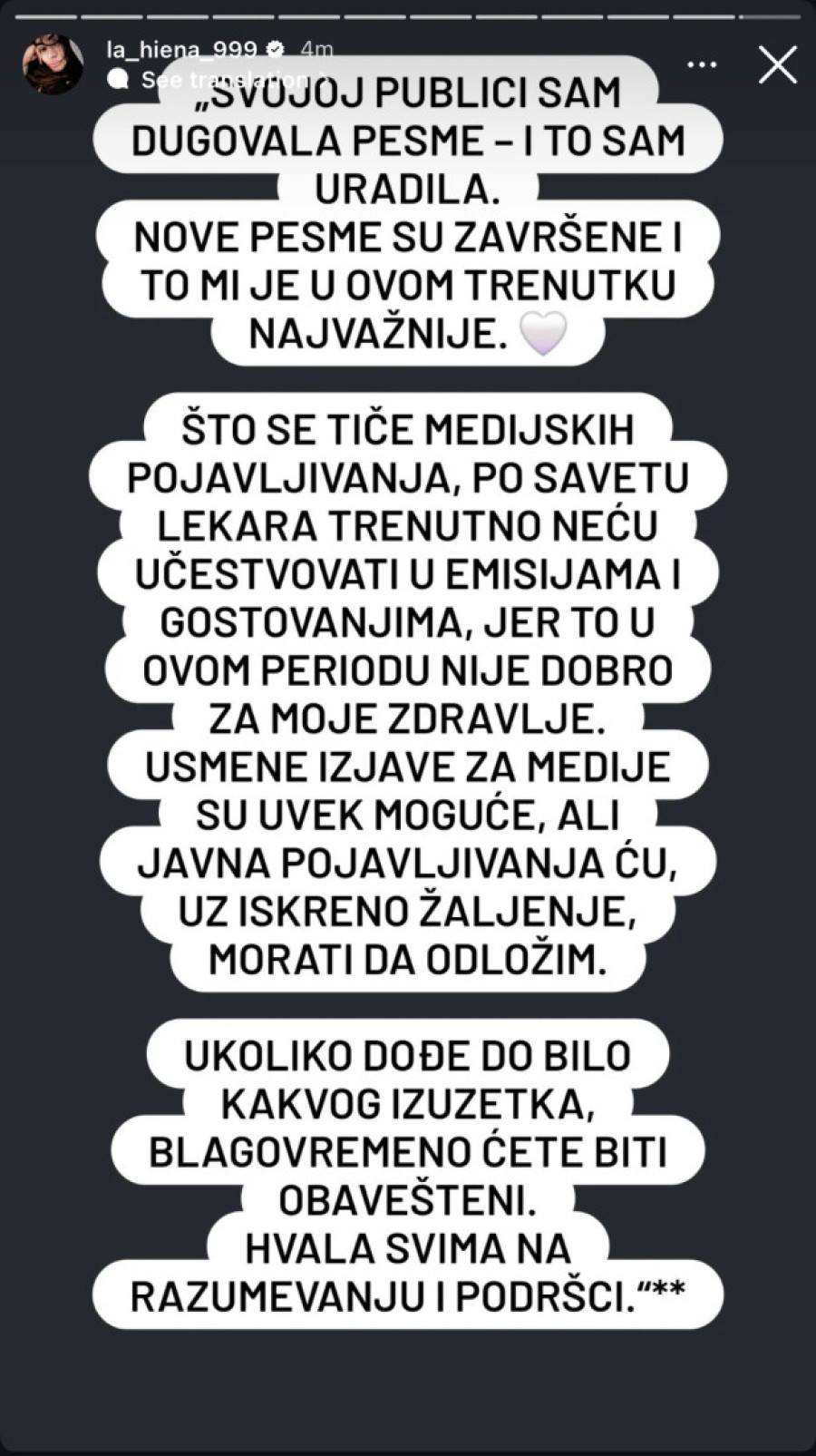 Dunja Ilić pod medicinskim nadzorom: Doktori joj ovo zabranili!