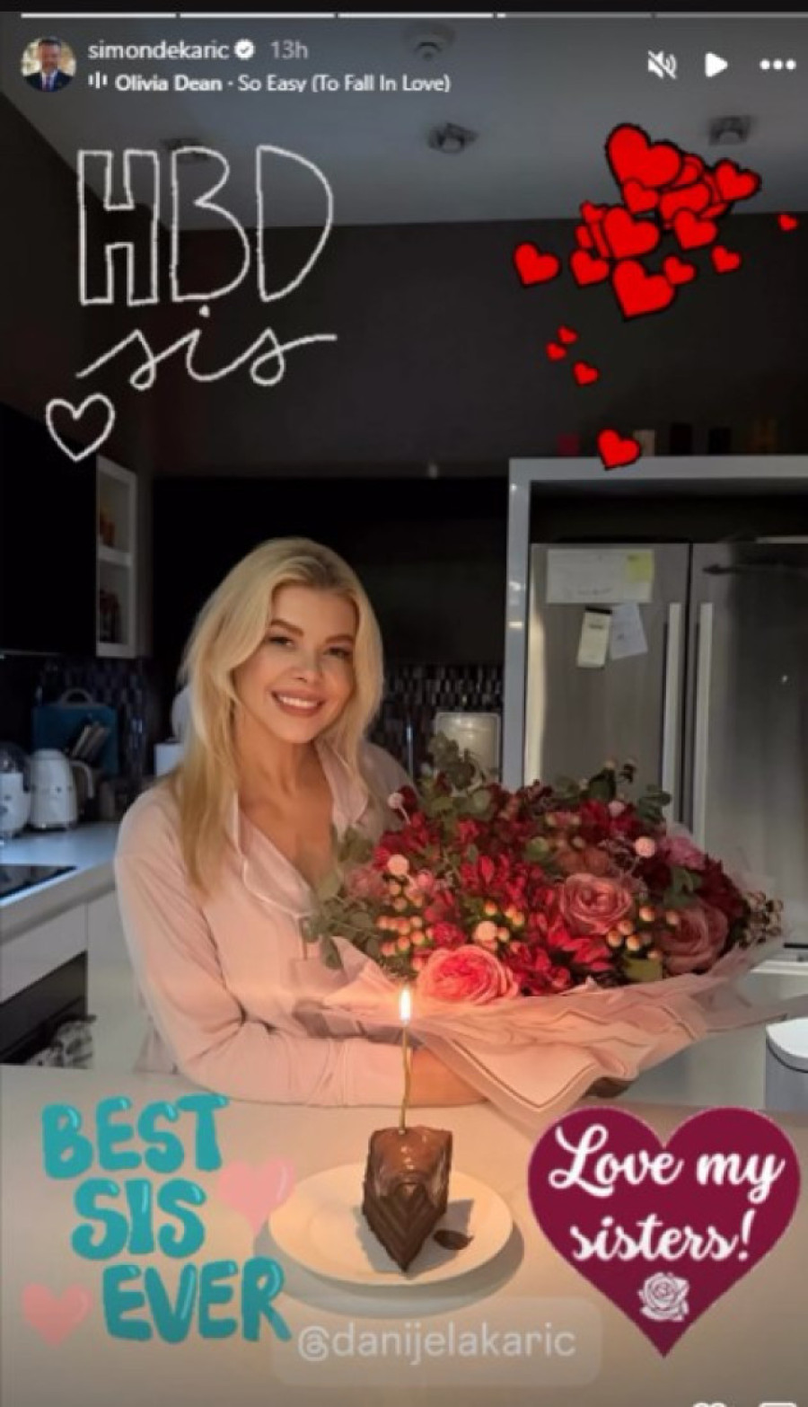 Veliko slavlje u domu Danijele Karić! Čestitke samo pljušte: "Volim te!" (FOTO)