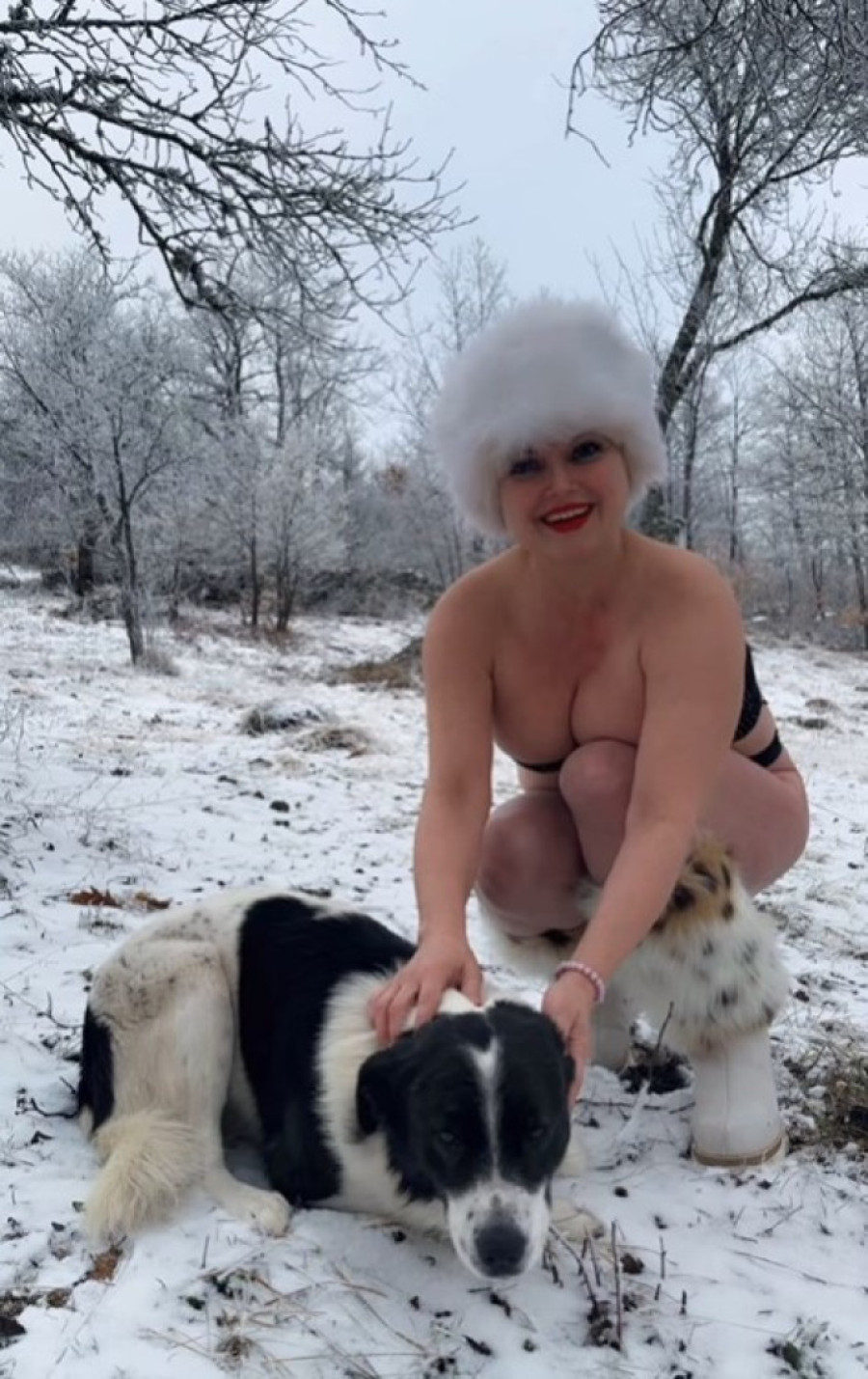 Maja Nikolić prkosi minusu! Polugola pozirala na snegu i šokirala javnost (FOTO)