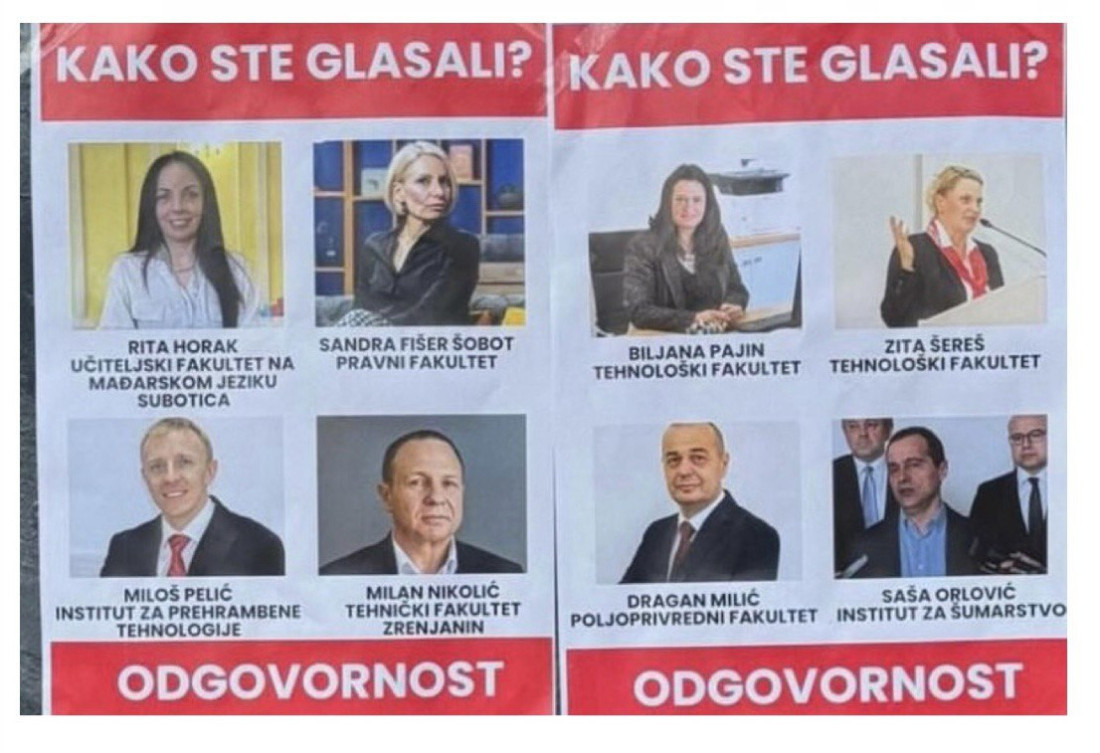Krivične prijave zbog targetiranja! Akademska zajednica mora da ustane protiv blokadera