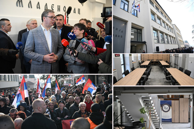 Vučić otvorio rekonstruisanu gimnaziju u Mladenovcu:  Uložili smo 3 miliona evra, ovo moramo da radimo i u drugim mestima (VIDEO/FOTO)