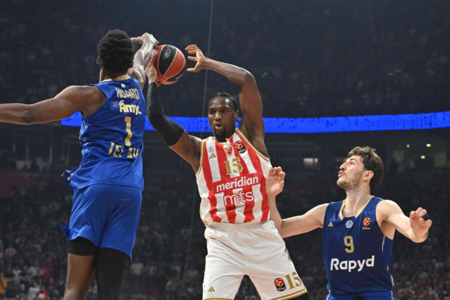 Zvezda pala u trileru! Prekinut trijumfalni niz crveno-belih, promašena čak 3 šuta za pobedu (FOTO/VIDEO)