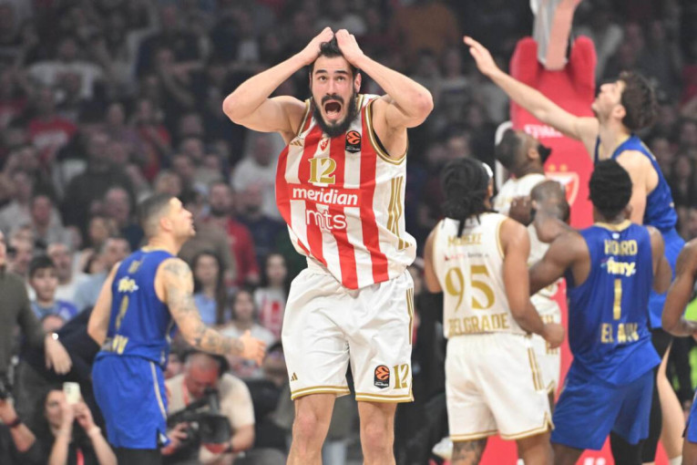 Zvezda pala u trileru! Prekinut trijumfalni niz crveno-belih, promašena čak 3 šuta za pobedu (FOTO/VIDEO)