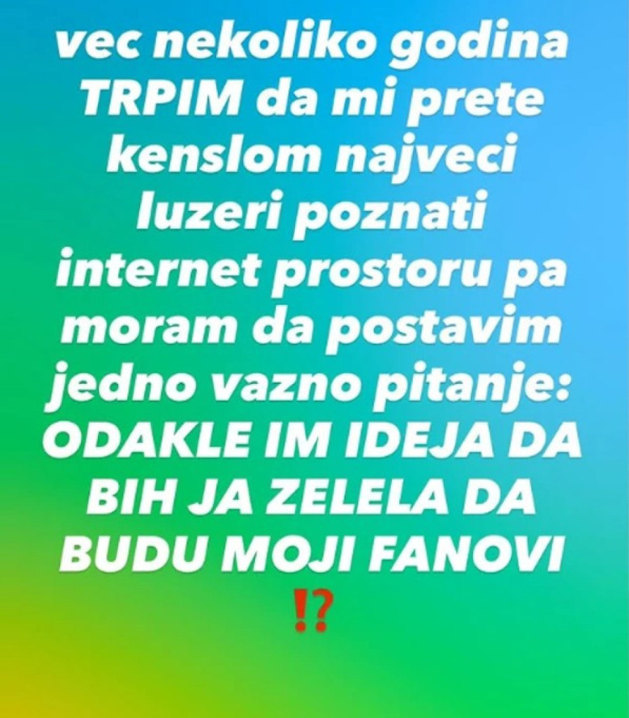 Mimi Mercedez se suočava sa nasiljem: "Godinama mi prete"