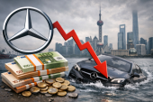 Mercedes potonuo za pet milijardi: Kinezi pritisli, profit prepolovljen