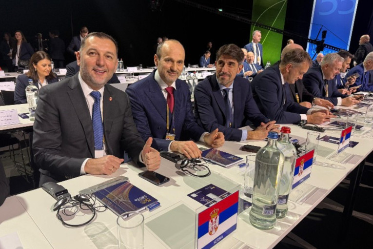Delegacija Fudbalskog saveza Srbije u Briselu prisustvuje 50. Kongresu UEFA