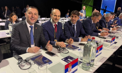 Delegacija Fudbalskog saveza Srbije u Briselu prisustvuje 50. Kongresu UEFA